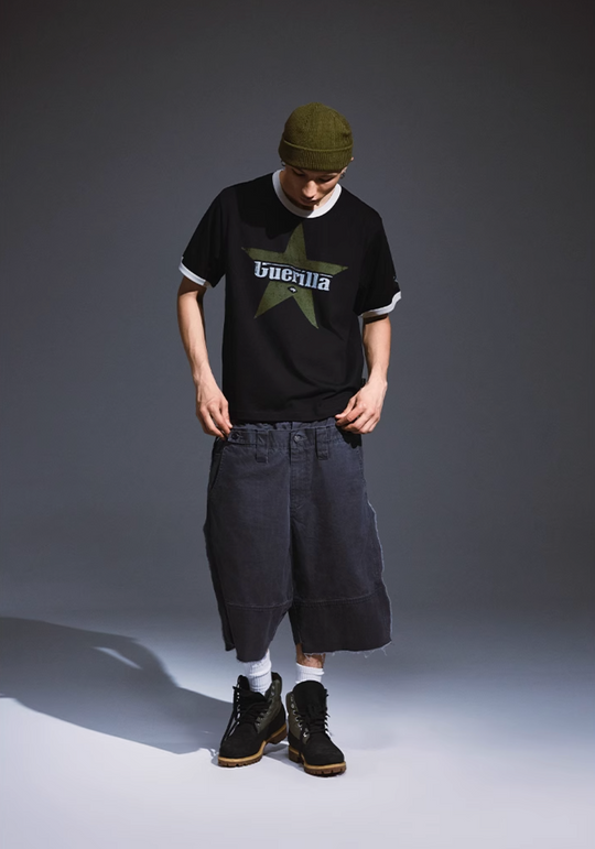 Remedy Aged Star Print Tee | Face 3 Face