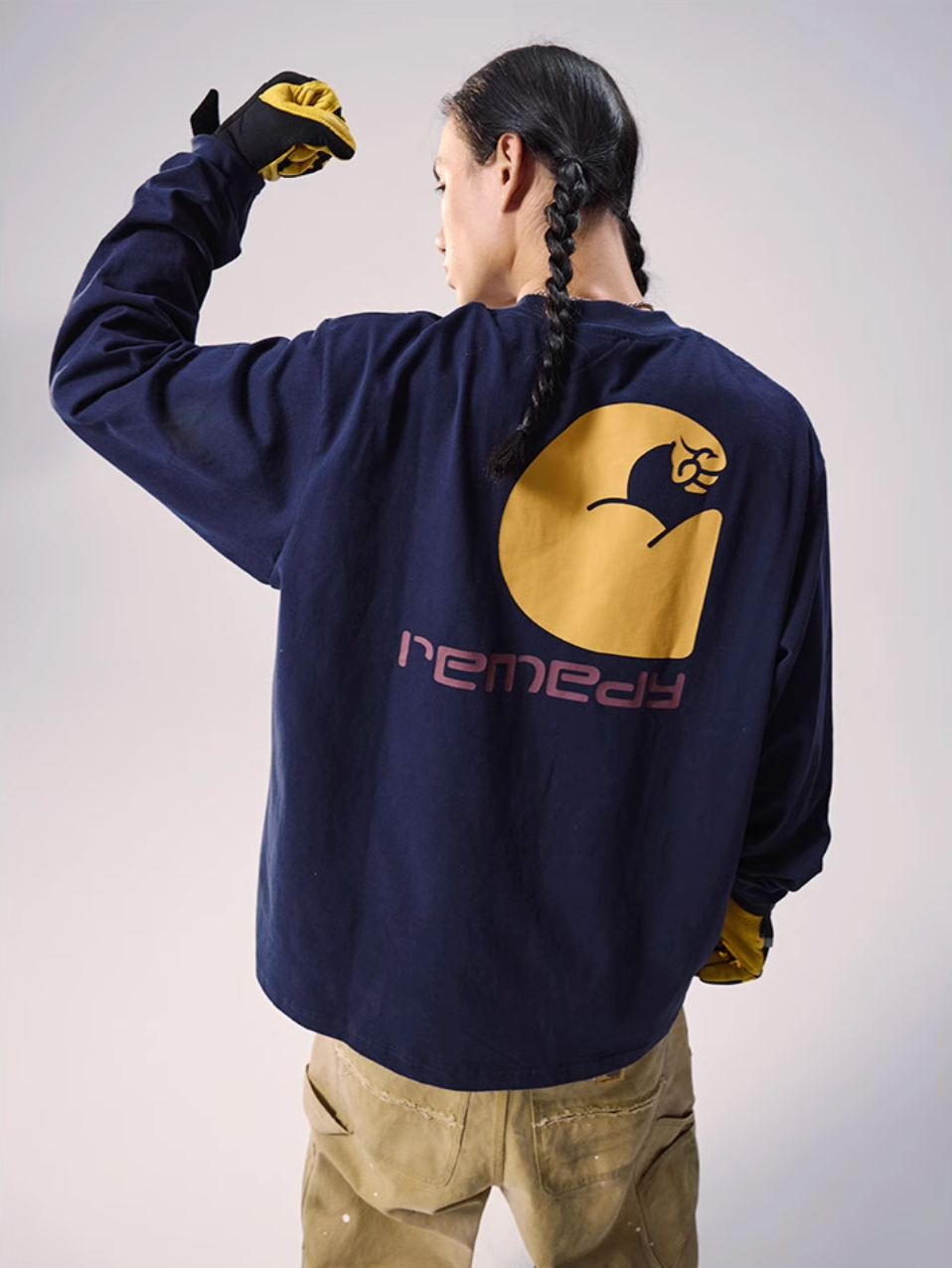 Remedy Biceps Inspired Print Long Sleeve Tee | Face 3 Face