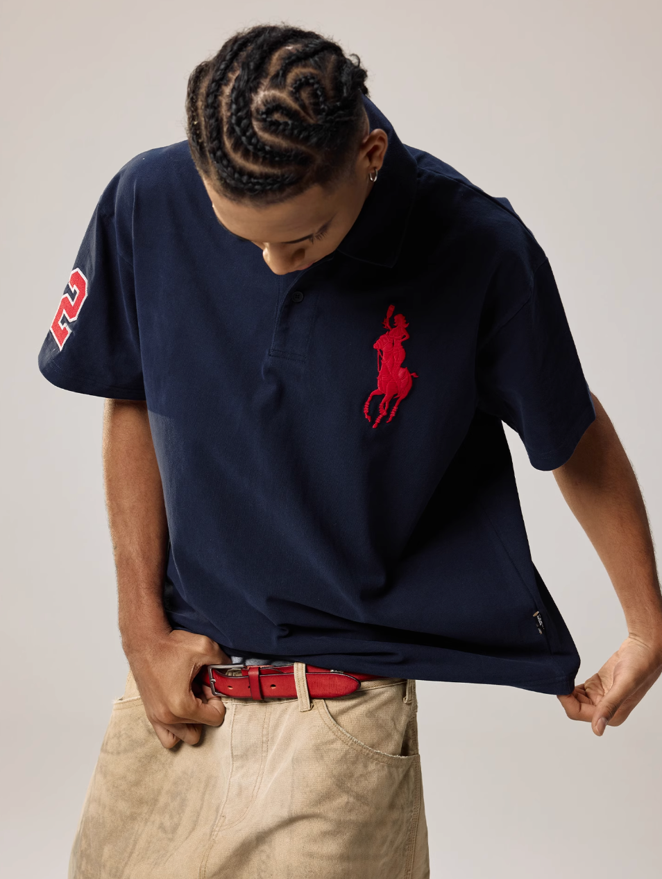 Remedy Cocktail Glass Girl Embroidery Polo Shirt | Face 3 Face