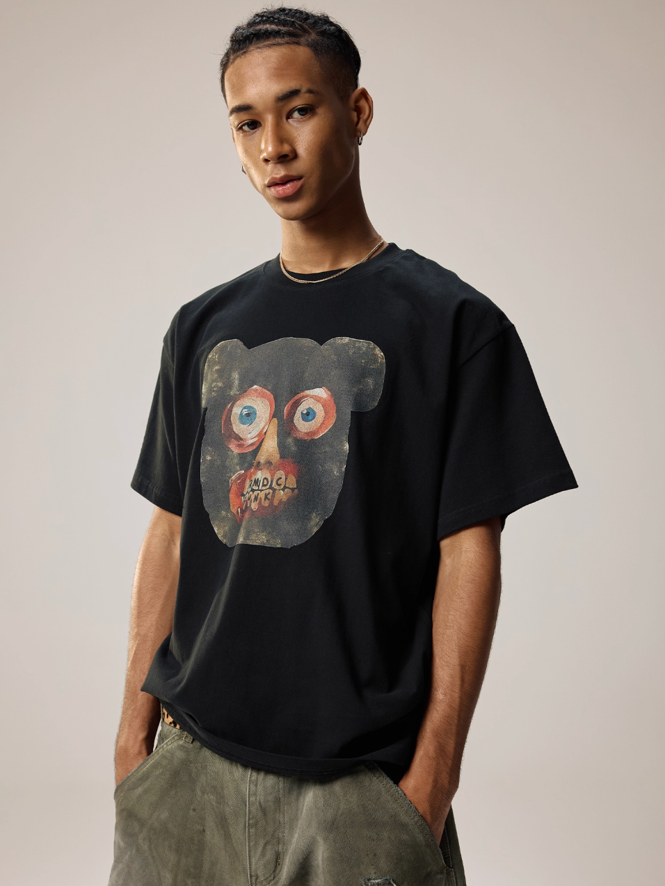 Remedy Bear Print Graphic Tee | Face 3 Face