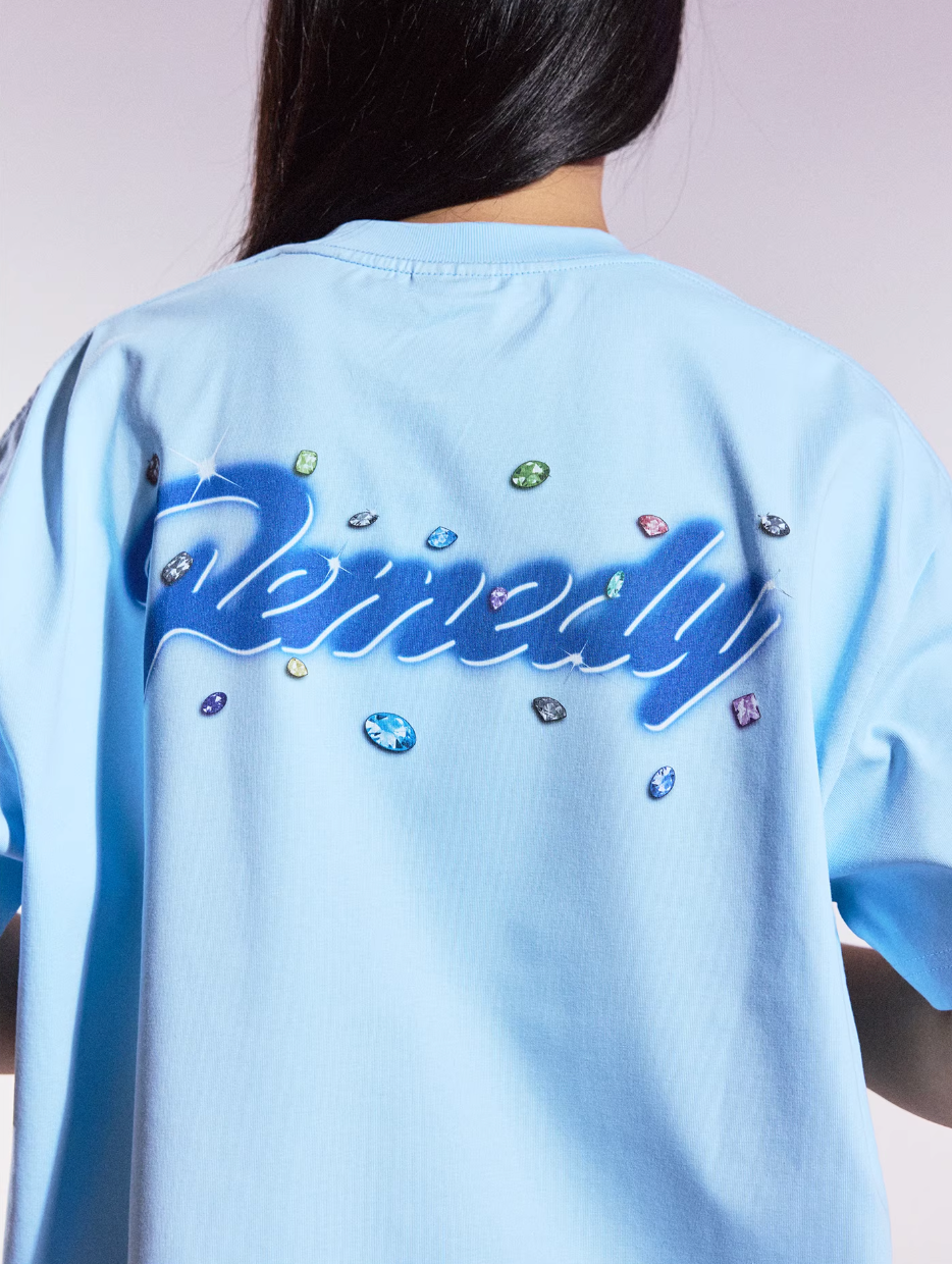 Remedy Diamond Pattern Logo Print Tee | Face 3 Face