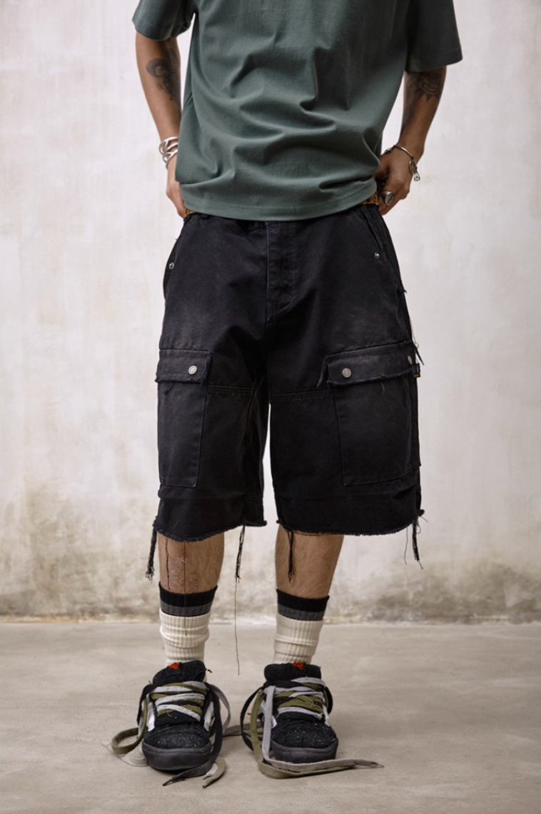 Remedy Washed Work Pocket Shorts | Face 3 Face