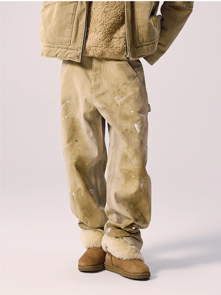 Remedy Washed Splash Ink Work Painter Pants | Face 3 Face