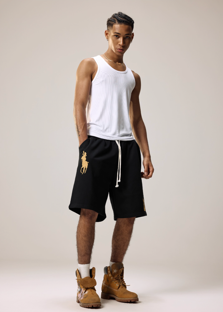 Remedy Embroidered Cocktail Girl Sweat Shorts | Face 3 Face