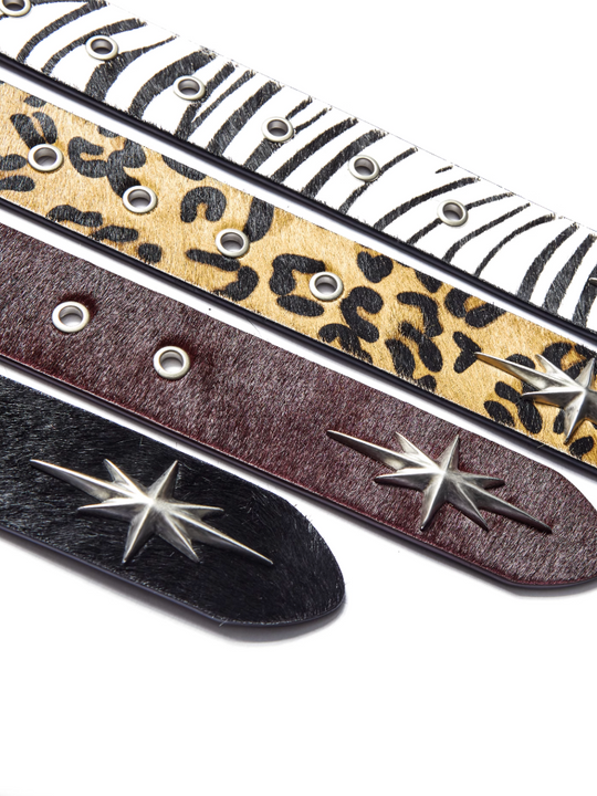 Remedy Star Studded Cowhide Leather Belt | Face 3 Face