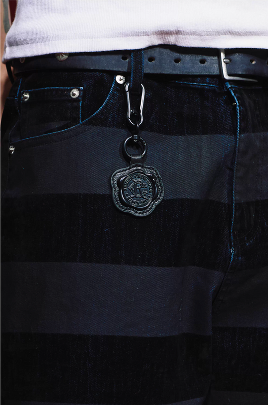 Remedy Metal Wax Seal Keychain Charm | Face 3 Face