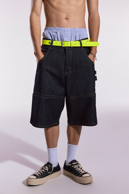 Remedy Neon Metal Studded Leather Belt | Face 3 Face