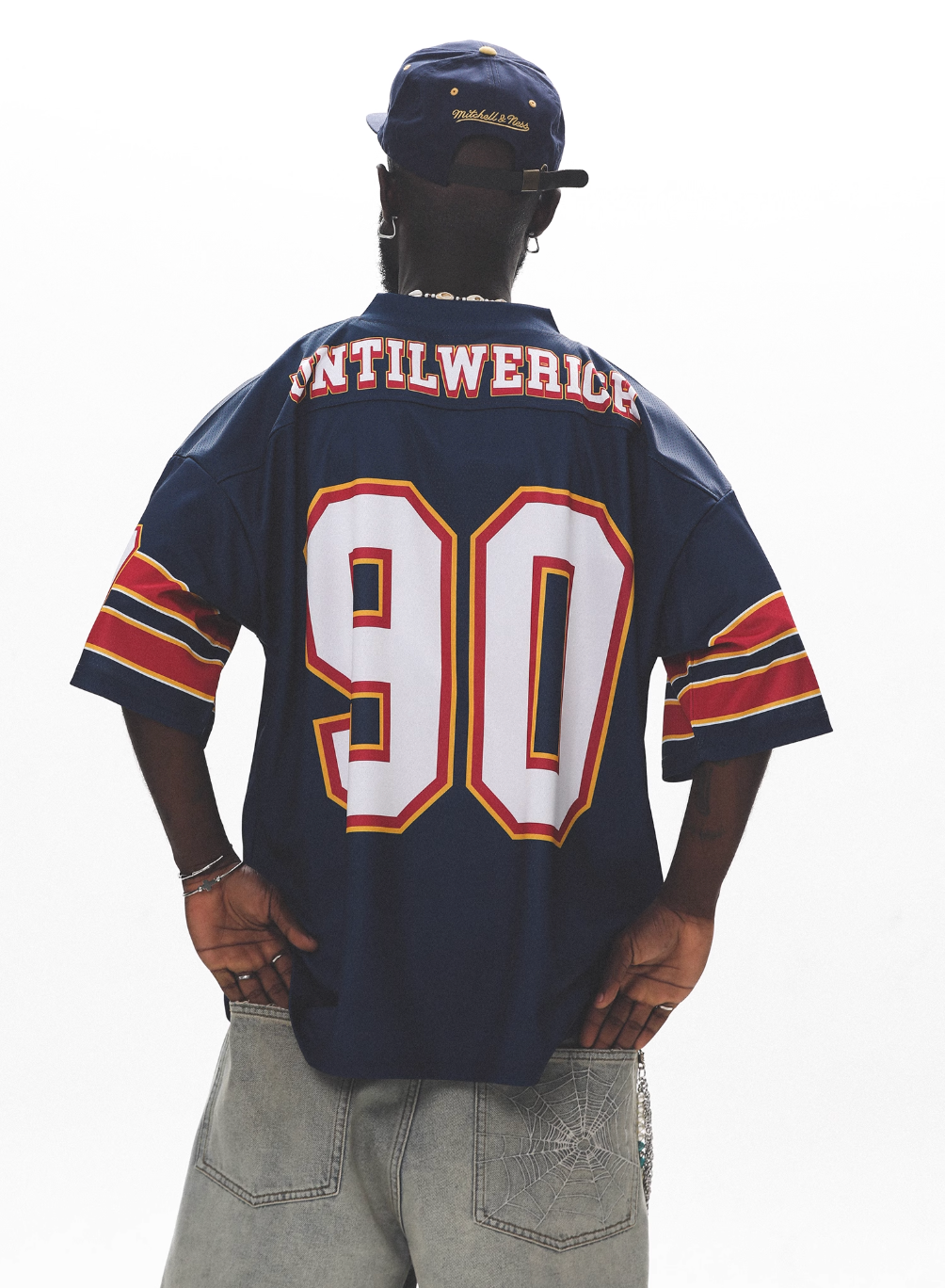 UNTILWERICH Vintage Graphic Mesh Hockey Jersey | Face 3 Face