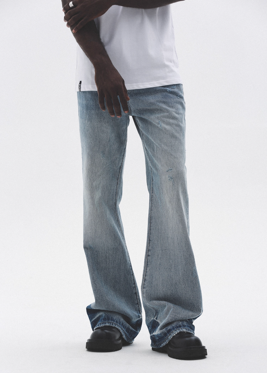 UNTILWERICH Vintage Washed Flared Jeans | Face 3 Face