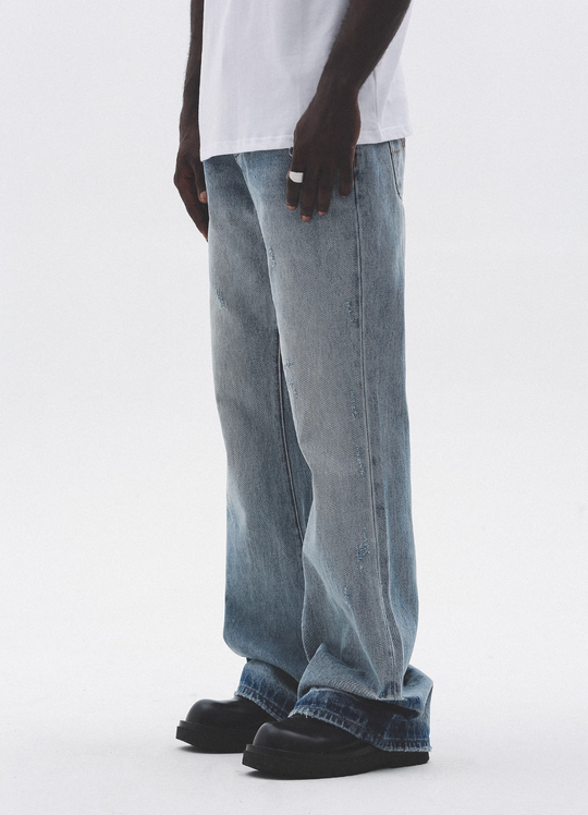 UNTILWERICH Vintage Washed Flared Jeans | Face 3 Face
