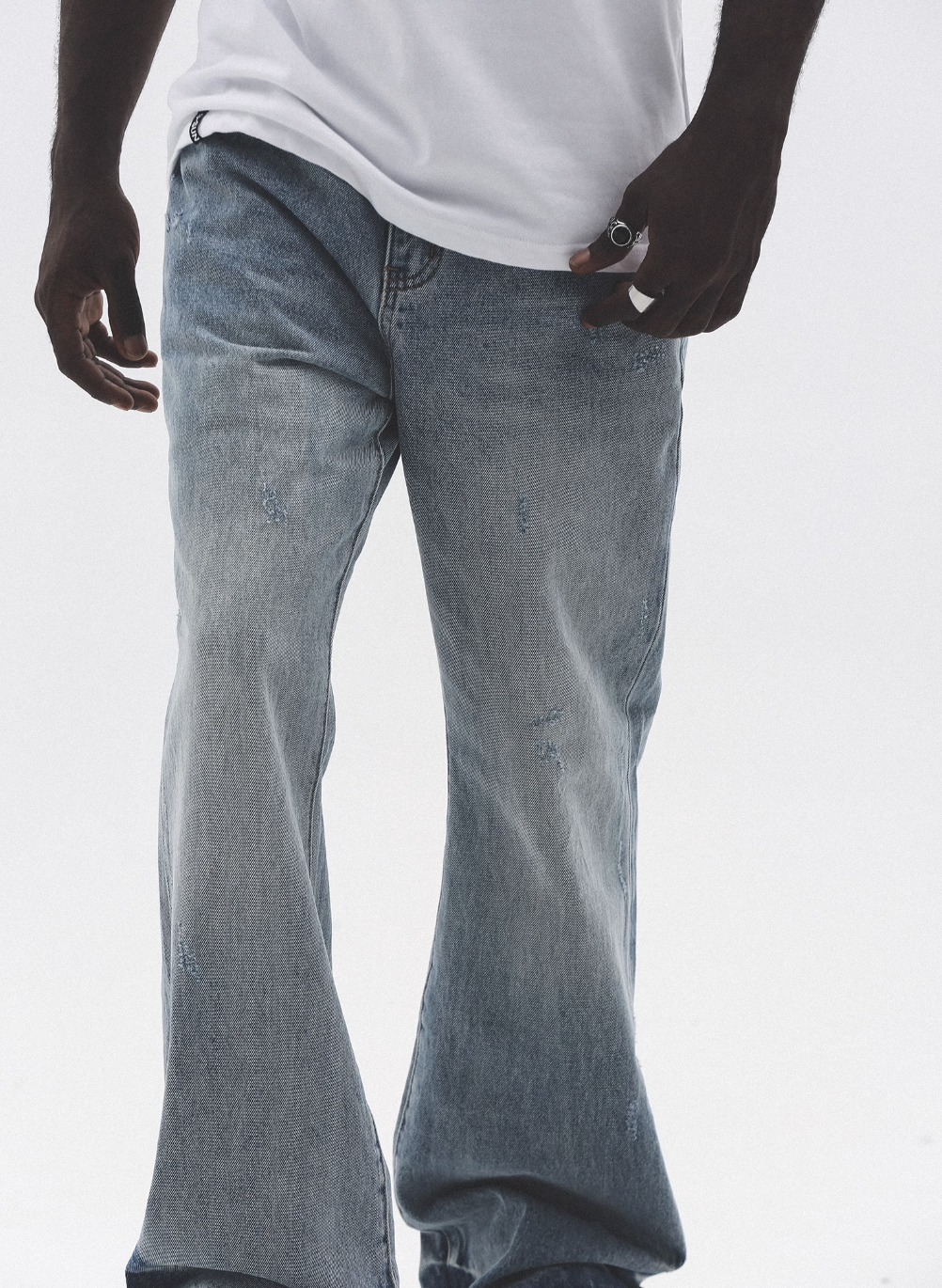 UNTILWERICH Vintage Washed Flared Jeans | Face 3 Face