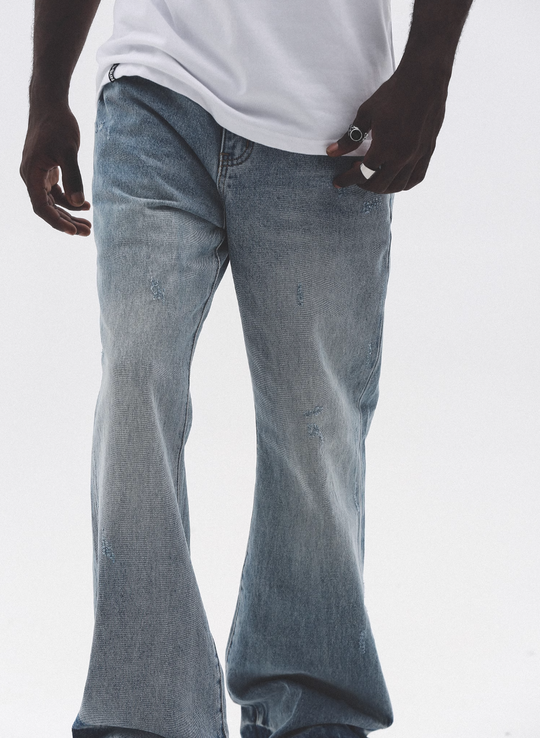 UNTILWERICH Vintage Washed Flared Jeans | Face 3 Face