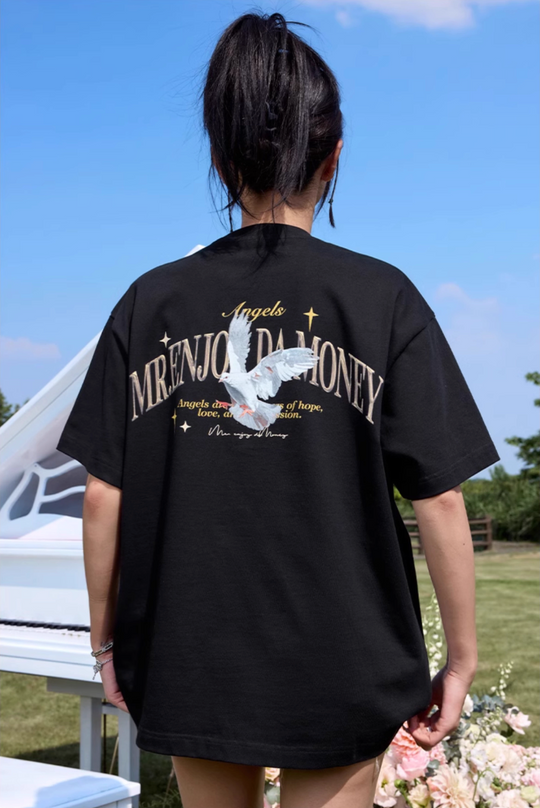 MEDM Angel Peace Dove Print Tee | Face 3 Face