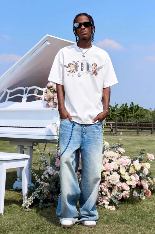 MEDM Angel Peace Dove Print Tee | Face 3 Face