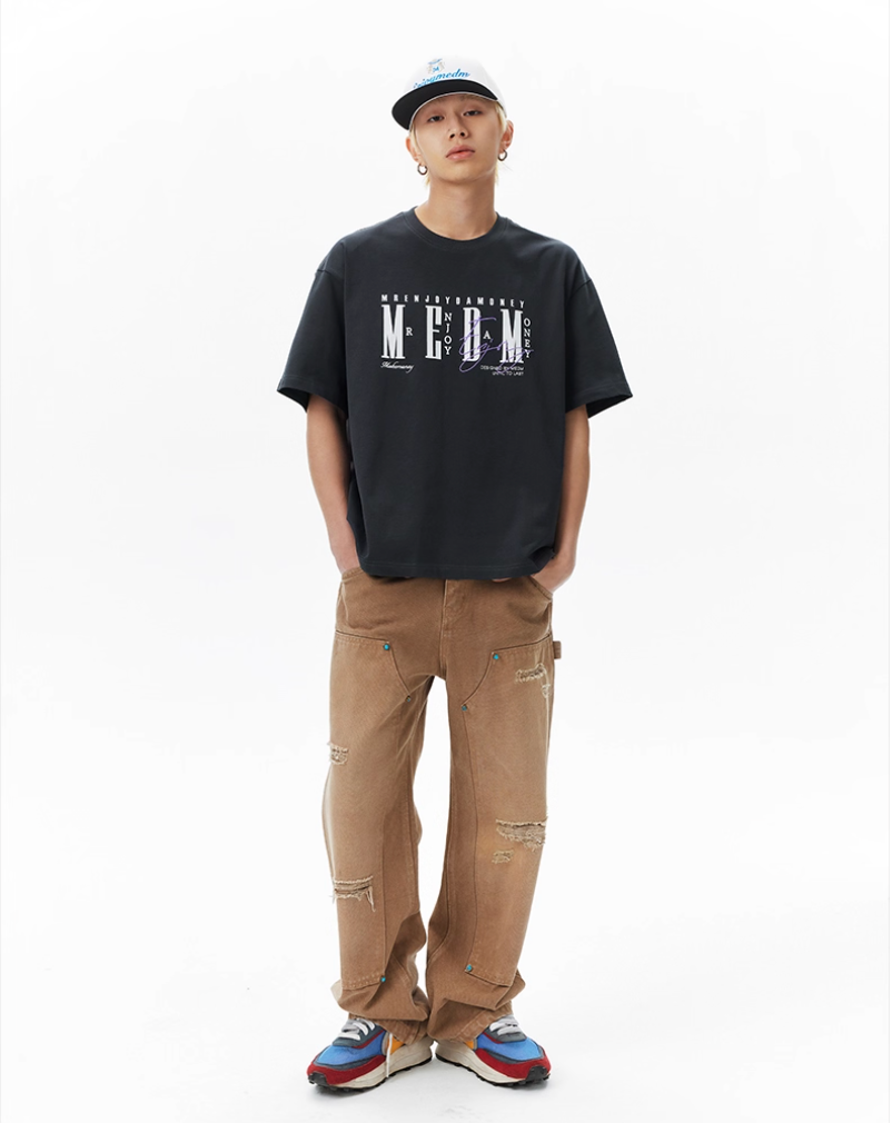 MEDM Basic Logo Typography Tee | Face 3 Face