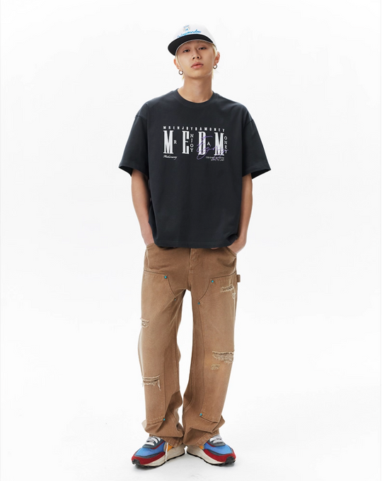 MEDM Basic Logo Typography Tee | Face 3 Face