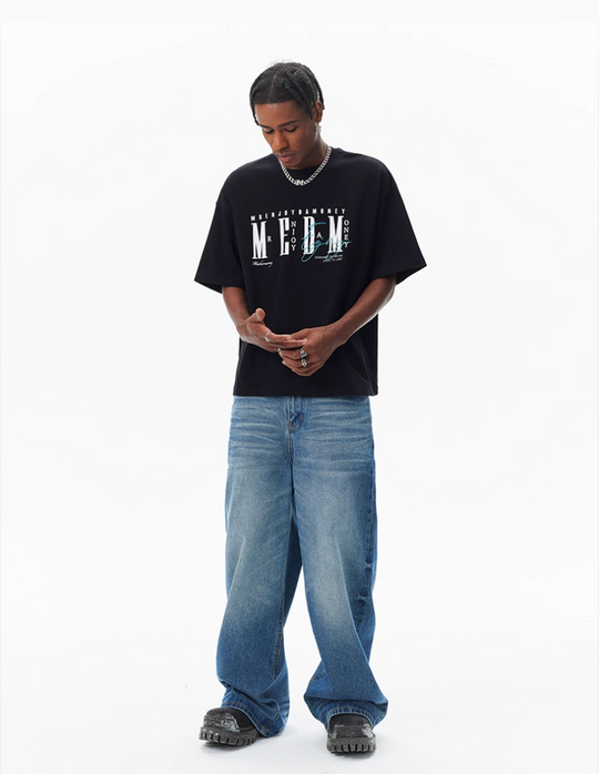 MEDM Basic Logo Typography Tee | Face 3 Face