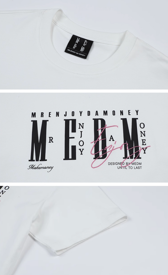 MEDM Basic Logo Typography Tee | Face 3 Face
