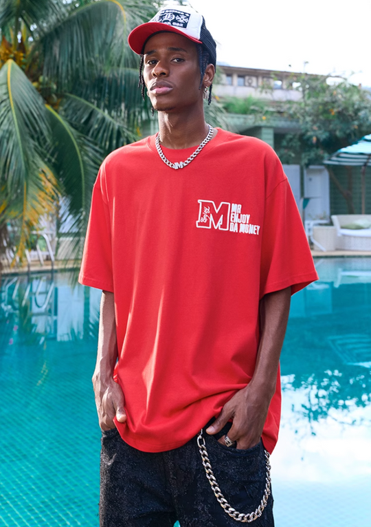 MEDM 3D M Logo Embroidered Tee | Face 3 Face