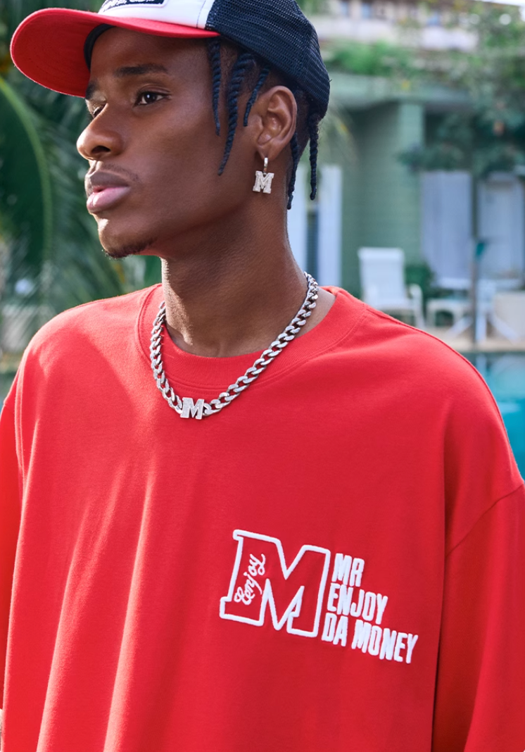 MEDM 3D M Logo Embroidered Tee | Face 3 Face