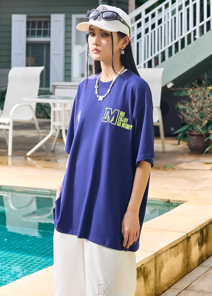 MEDM 3D M Logo Embroidered Tee | Face 3 Face