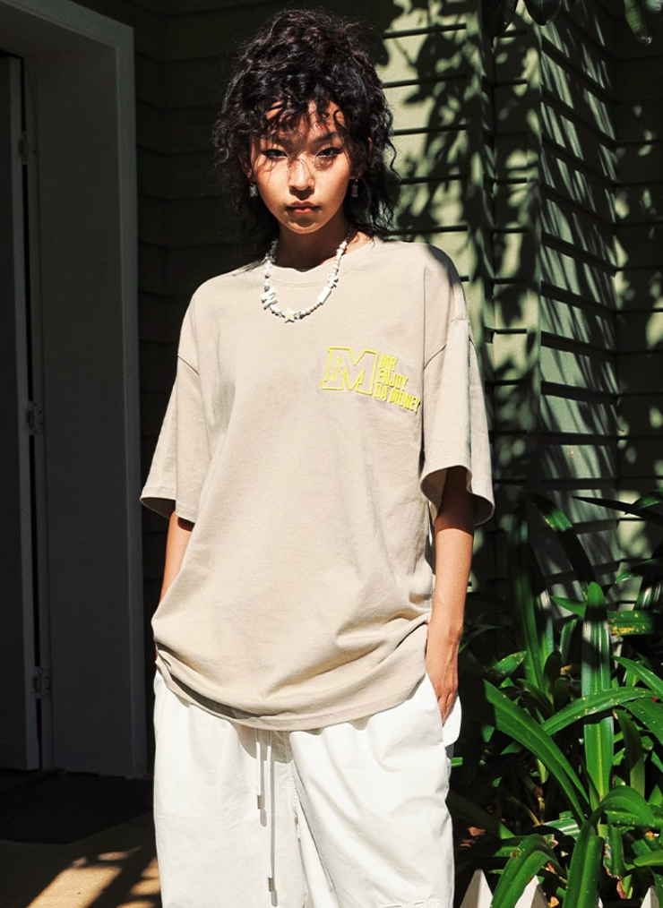 MEDM 3D M Logo Embroidered Tee | Face 3 Face