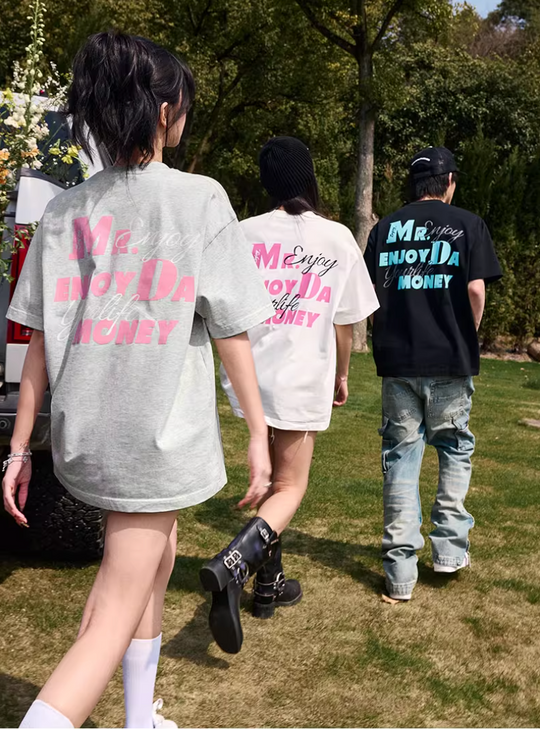 MEDM Contrast Color Logo Print Tee | Face 3 Face