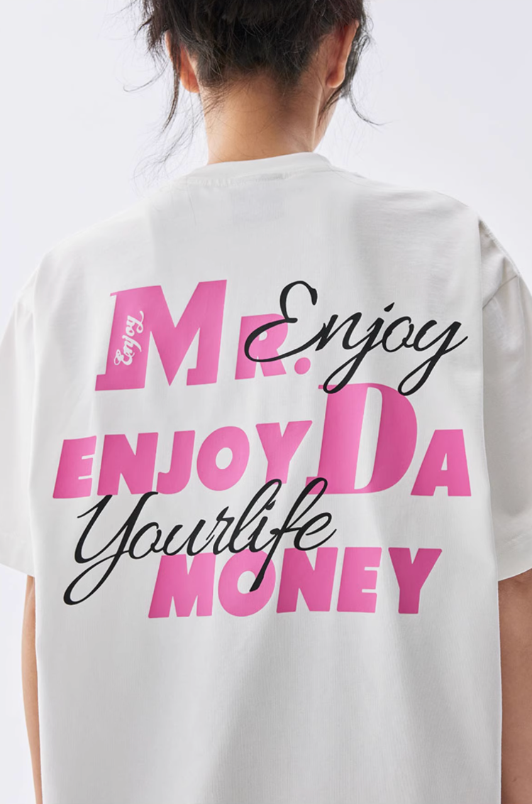 MEDM Contrast Color Logo Print Tee | Face 3 Face