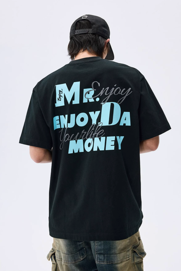 MEDM Contrast Color Logo Print Tee | Face 3 Face