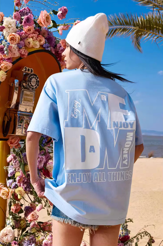 MEDM Colorblock Logo Print Tee | Face 3 Face