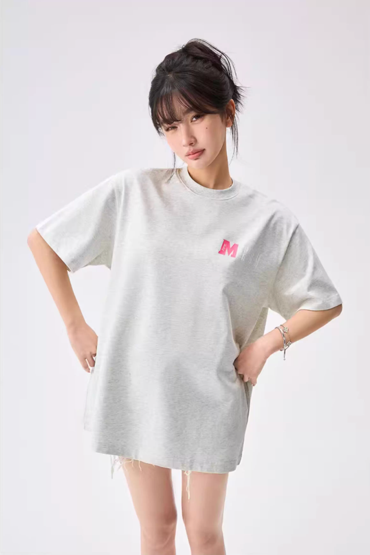 MEDM Colorblock Logo Print Tee | Face 3 Face