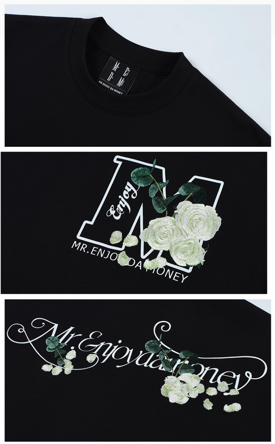 MEDM Big M Rose Flower Logo Tee | Face 3 Face