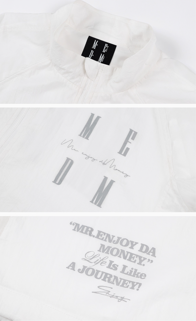 MEDM UV Resistant Logo Zip Jacket | Face 3 Face