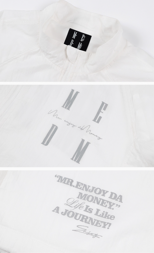 MEDM UV Resistant Logo Zip Jacket | Face 3 Face