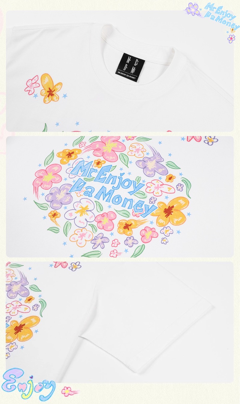 MEDM Graffiti Flower Print Tee | Face 3 Face