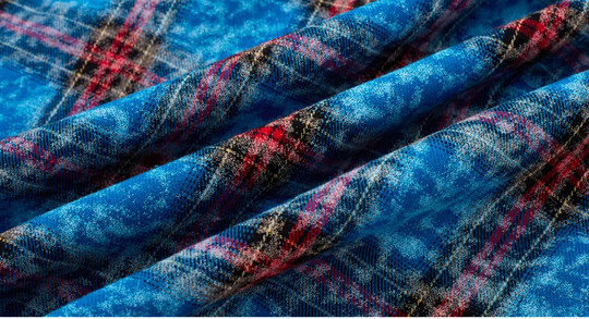 EVILKNIGHT(EK) Floral Embroidered Plaid Long Sleeve Shirt | Face 3 Face