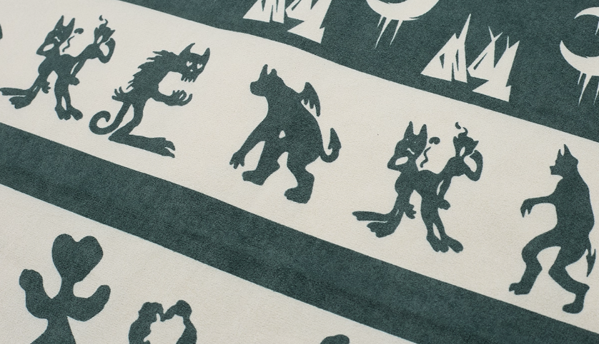 EVILKNIGHT(EK) Ethnic Print Striped Long Sleeve Shirt | Face 3 Face