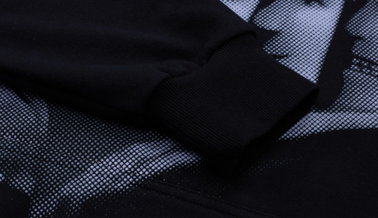 EVILKNIGHT(EK) Mirror Duality Graffiti Print Hoodie | Face 3 Face