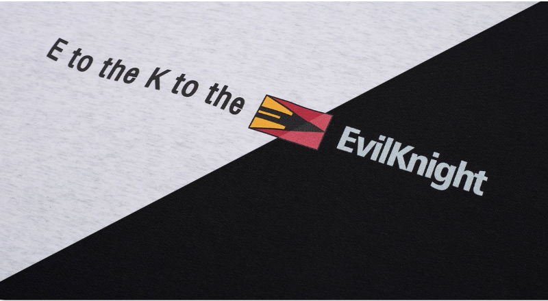EVILKNIGHT(EK) Flag Logo Print Long Sleeve Tee | Face 3 Face