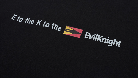 EVILKNIGHT(EK) Flag Logo Print Long Sleeve Tee | Face 3 Face
