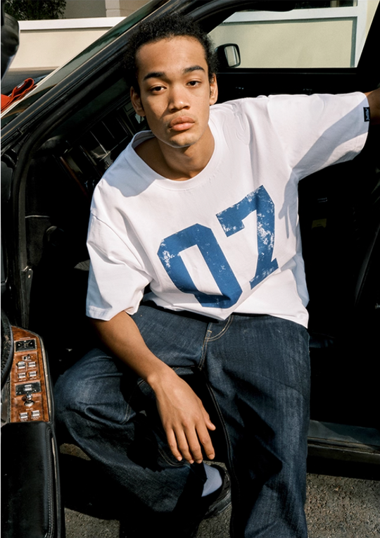 JUST VIBE Number 07 Vintage Print Tee | Face 3 Face