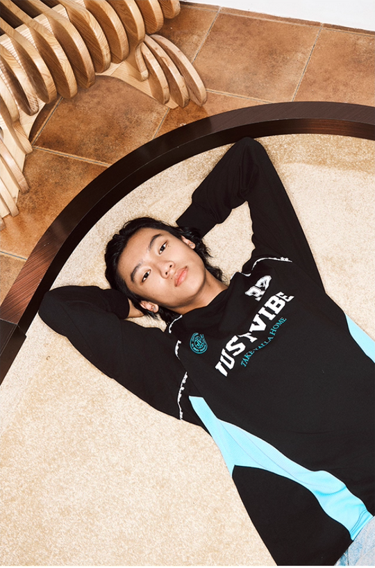 JUST VIBE Lace Trim Long Sleeve Racing Jersey | Face 3 Face