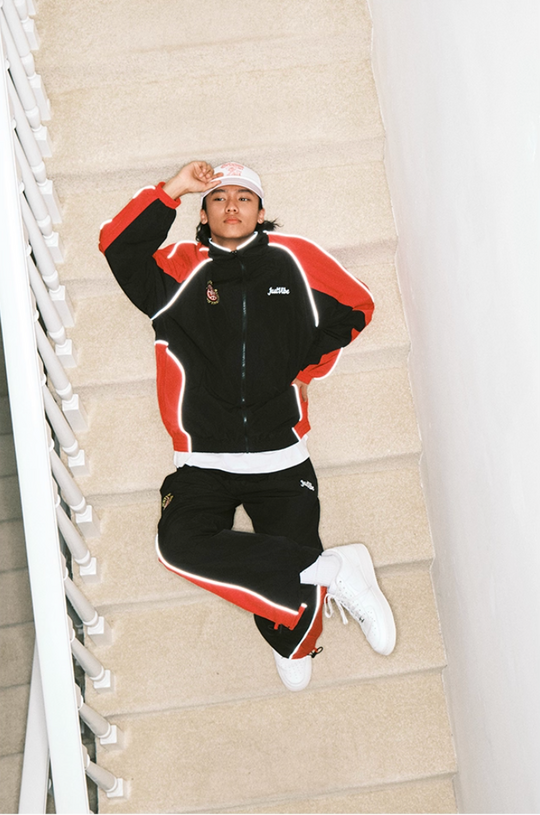 JUST VIBE Colorblock Track Jacket and Pants | Face 3 Face