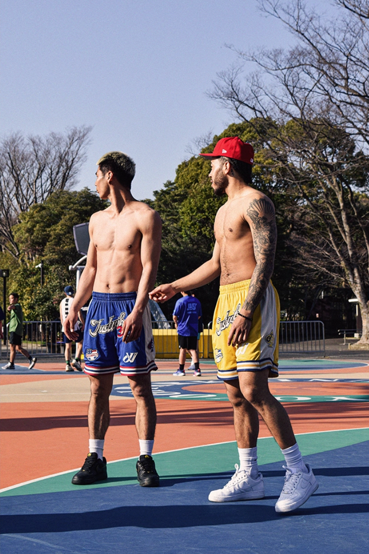 JUST VIBE Spade Card Mesh Basketball Shorts | Face 3 Face