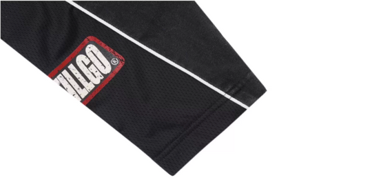 1807 Racing Print Mesh Layer Long Sleeve Tee | Face 3 Face