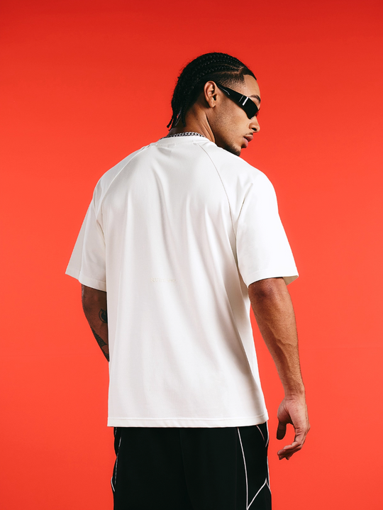 1807 In Here 3D Silicone Print Raglan Tee | Face 3 Face