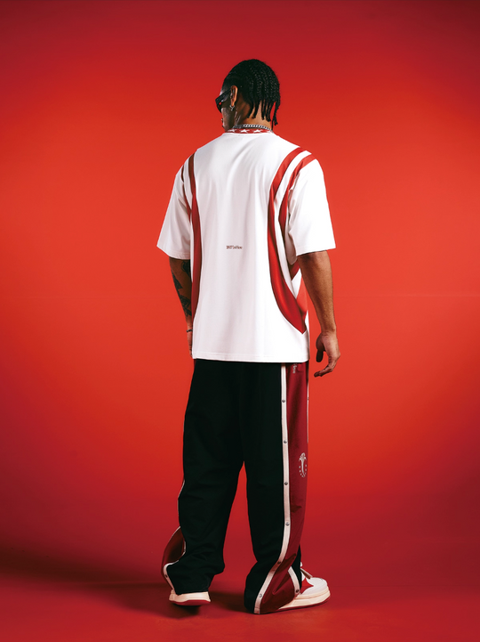 1807 In Here Mesh Arc Patchwork Tee | Face 3 Face