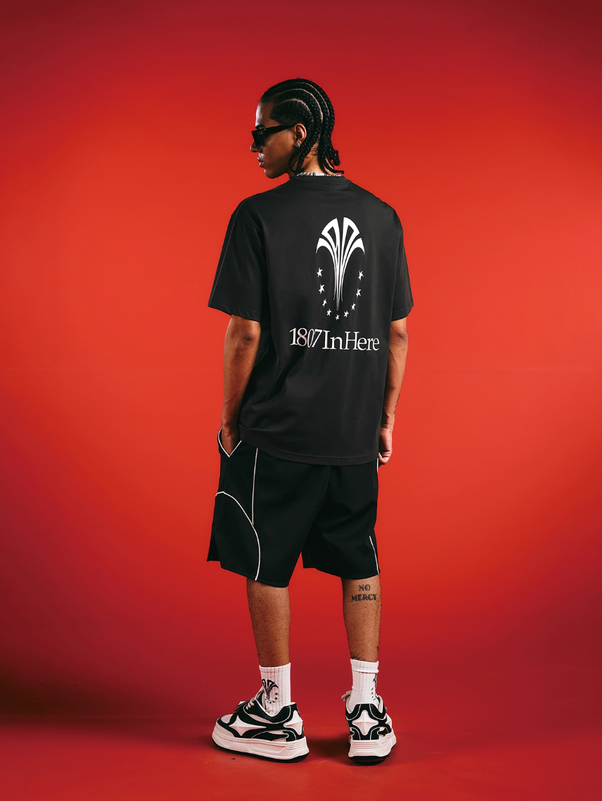 1807 In Here Logo Print Tee | Face 3 Face