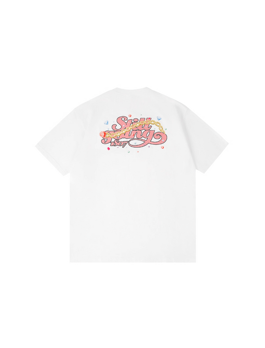 1807 Still Going Diamond Logo Print Tee | Face 3 Face