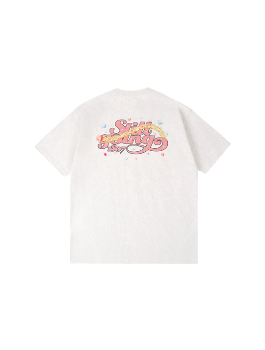 1807 Still Going Diamond Logo Print Tee | Face 3 Face